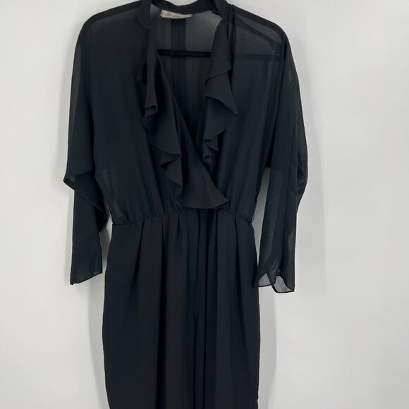 Vintage Michael Maiello for Pat Richards Black Jumpsuit Size 10 1970's - Picture 8 of 16